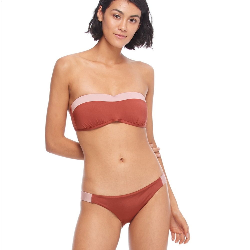 Body Glove Stamina Crystal Bandeau Bikini - Spice